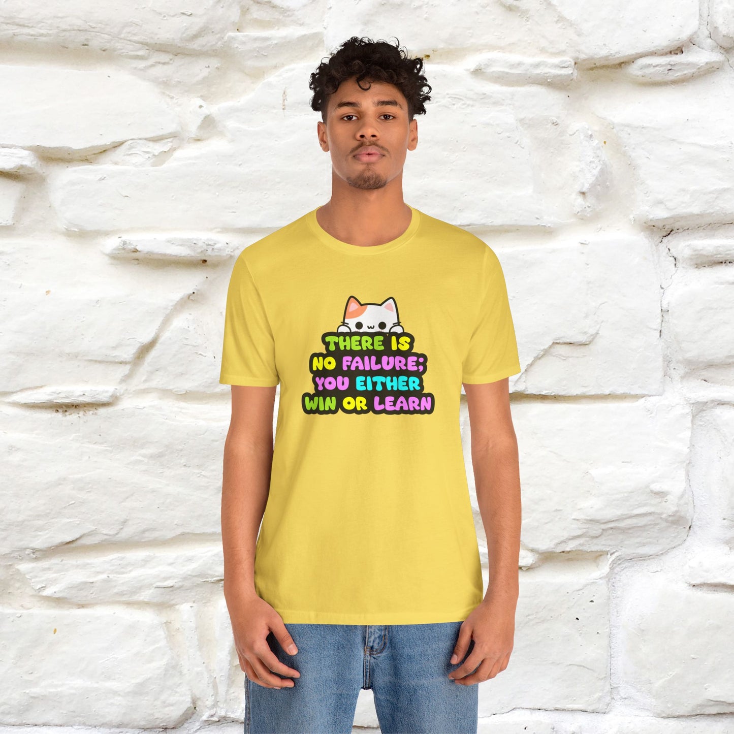 "There Is No Failure: You Either Win Or Learn" T-Shirt  | Nunu&Miao Studio - Nunu&Miao Studio