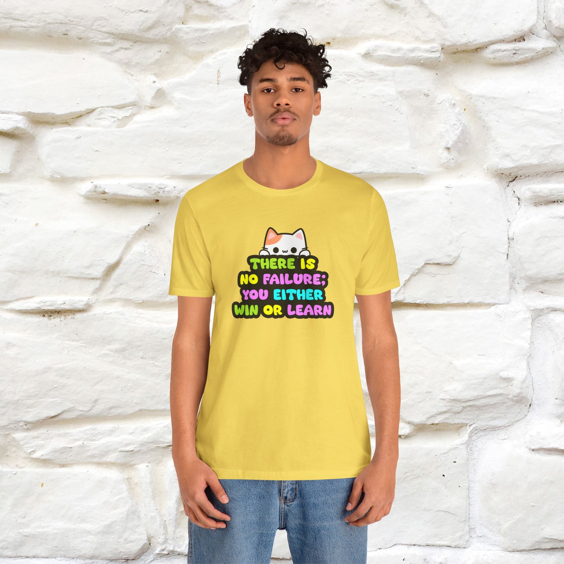 "There Is No Failure: You Either Win Or Learn" T-Shirt  | Nunu&Miao Studio - Nunu&Miao Studio