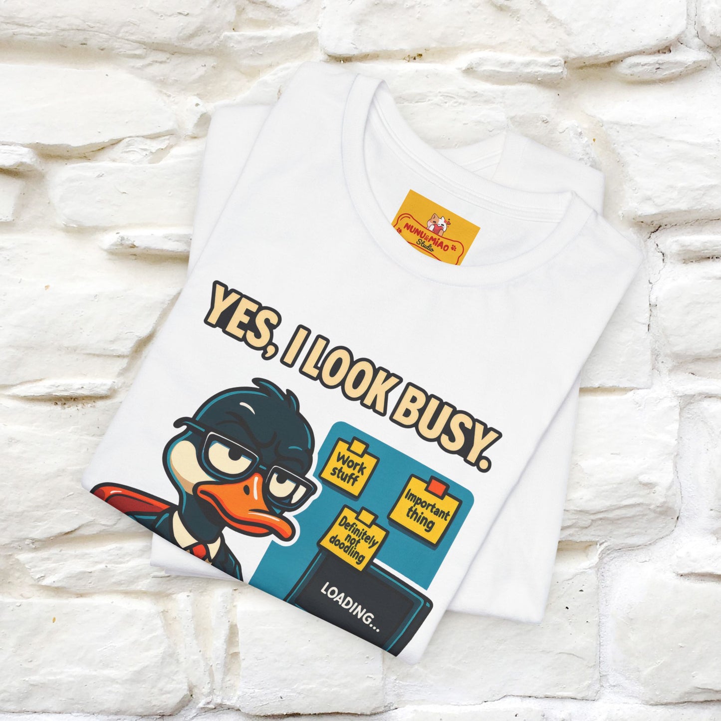 ''Yes, I Look Busy. No I'm Not.''|  Sarcastic Cat T-Shirt | Nunu&Miao Studio