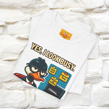 ''Yes, I Look Busy. No I'm Not.''|  Sarcastic Cat T-Shirt | Nunu&Miao Studio