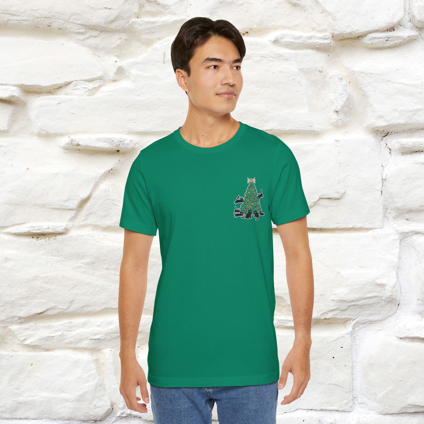 “Cat Christmas Tree” | Cat T-Shirt | Nunu&Miao Studio