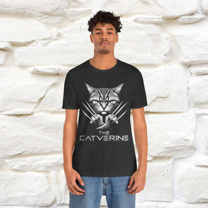 "The Catverine" Cat T-shirt for Men & Women | 100% Cotton* | Feline-Inspired  Tee