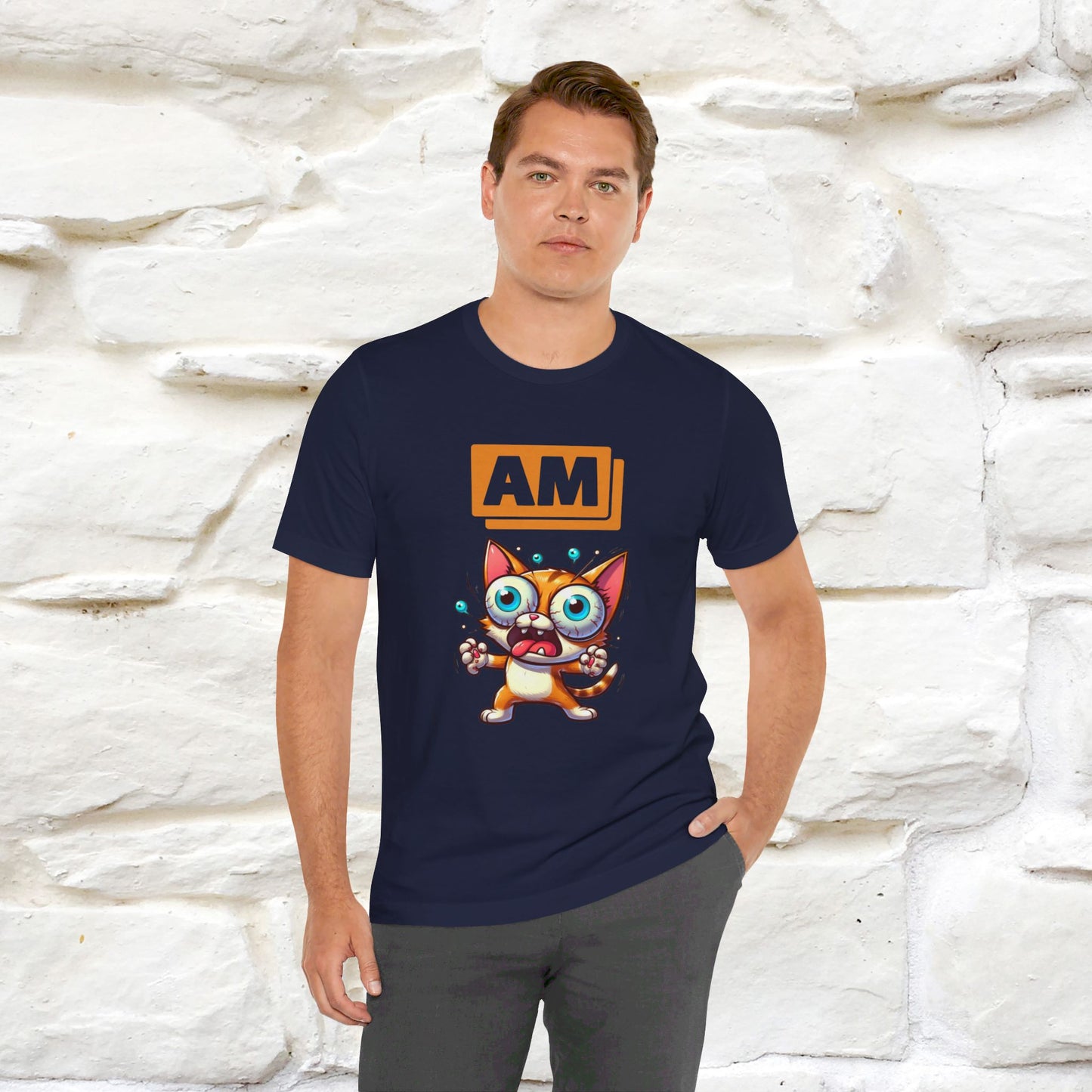 ''I' Am'' T-shirt for Man 100% Cotton* - Nunu&Miao Studio