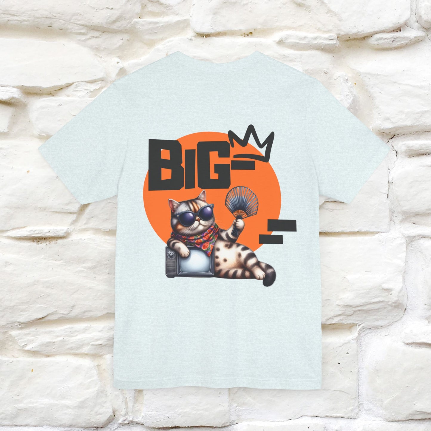 Big Cat T-Shirt for Men & Women | Front & Back Design | 100% Cotton*