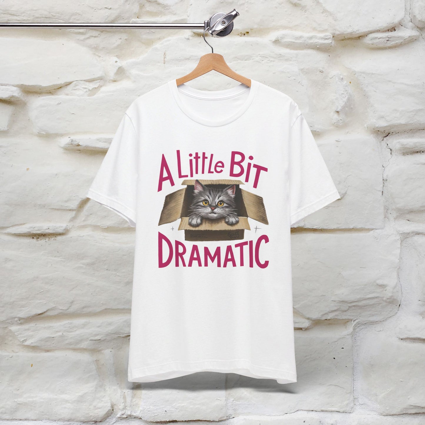 ''A Little Bit Dramatic'' CatT-shirt for Women 100% Cotton* - Nunu&Miao Studio