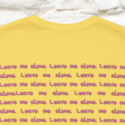 ''Leave Me Alone'' Cat T-Shirt | Nunu&Miao Studio