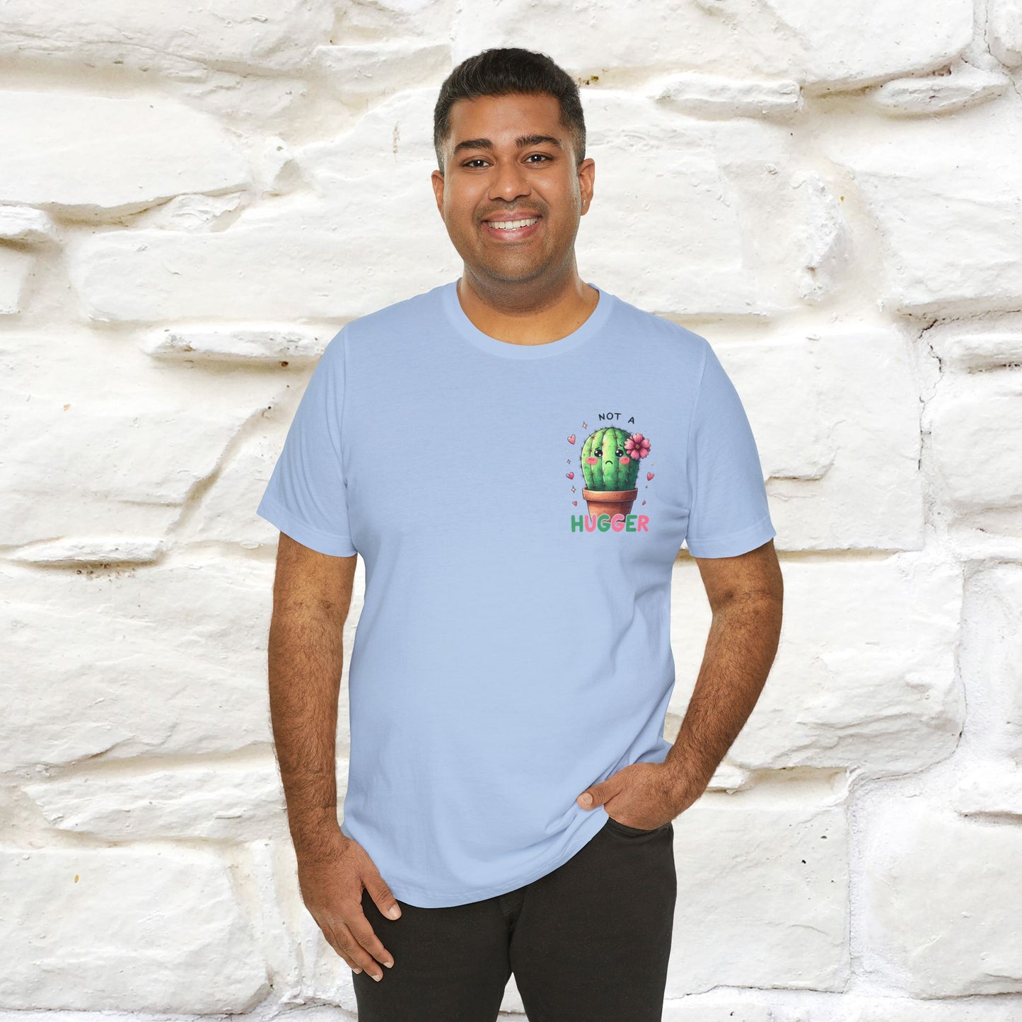 "Not A Hugger" |Funny T-Shirt | Front & Back Design|Nunu&Miao Studio