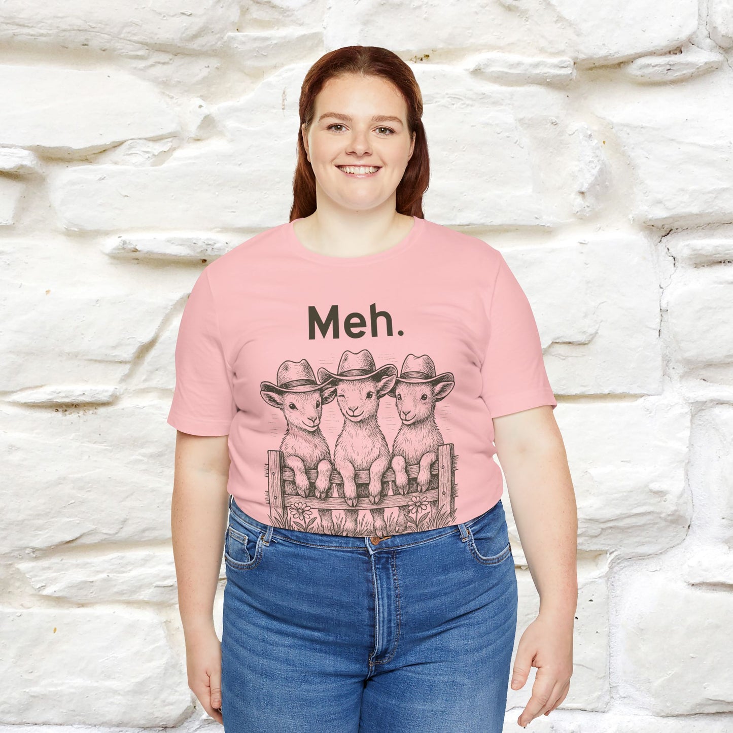 "Meh" Cute T-shirt |Nunu&Miao Studio