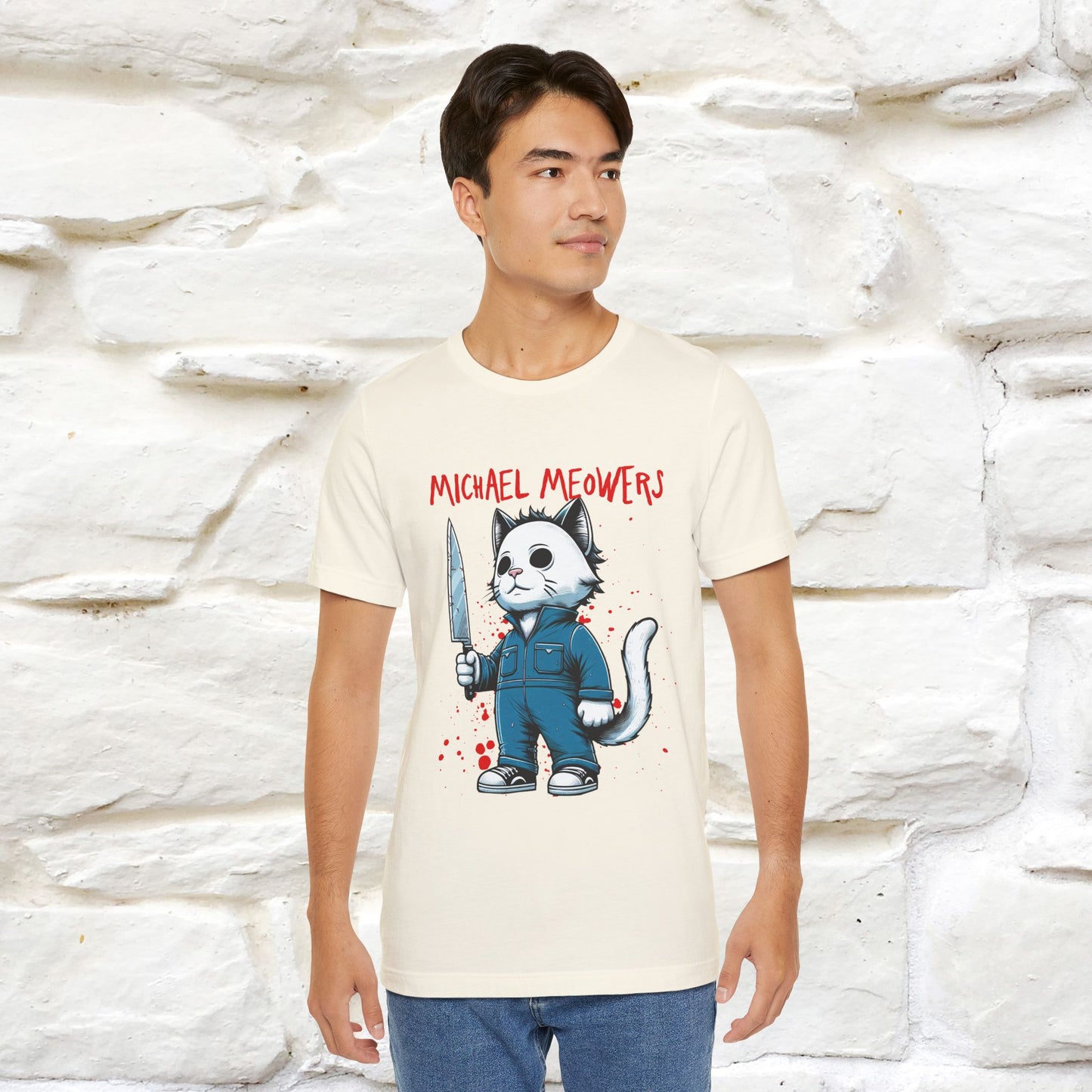 ''Michael Meowers'' Cat T-Shirt |  | Nunu&Miao Studio
