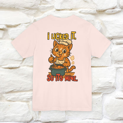 "I Licked It. It's Mine  " |Cat T-Shirt | Nunu&Miao Studio