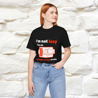 ''I am Not Lazy...'' Cat T-Shirt | Nunu&Miao Studio