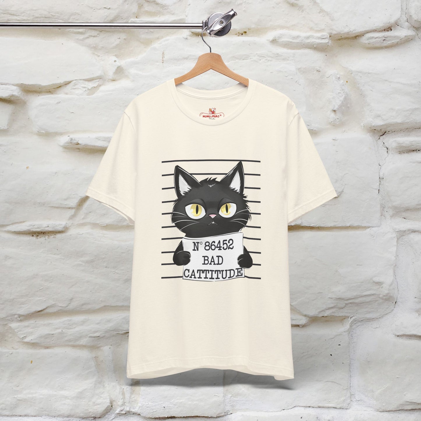 "Bad Cattitude" T-Shirt for Men & Women | 100% Cotton*