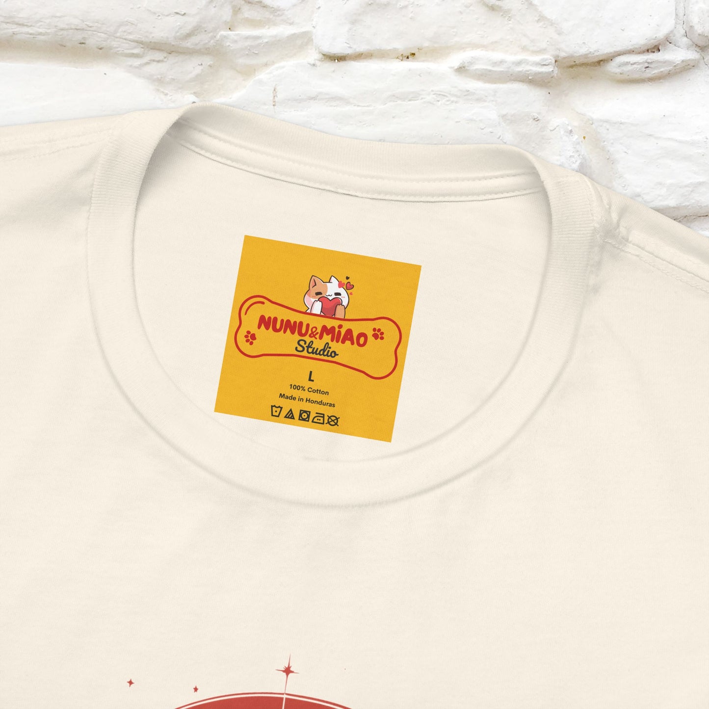 "Superbia'' Cat T-Shirt Front and Back Design | Nunu&Miao Studio