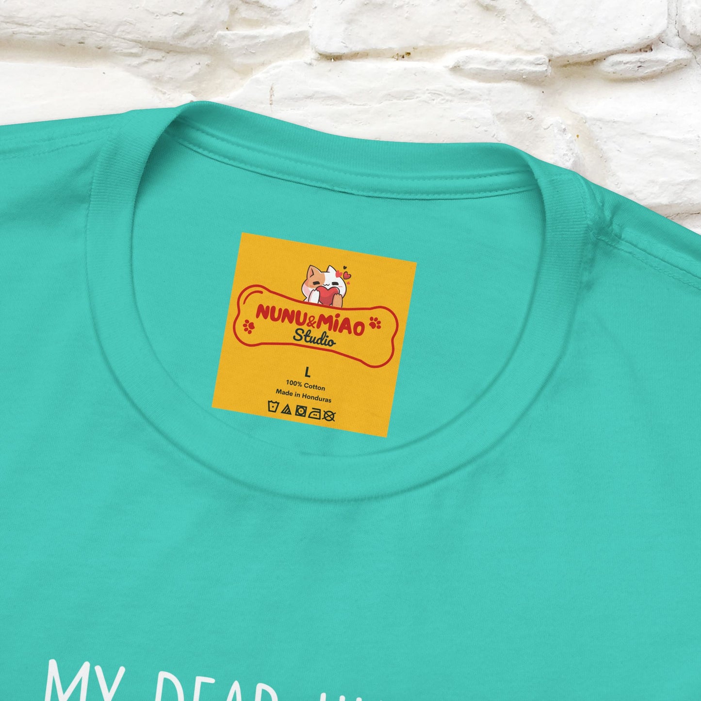 "Dear Human, Food Will Not Serve Itself" |Cat T-Shirt | Nunu&Miao Studio