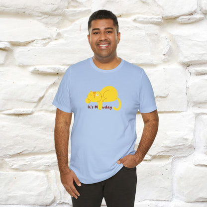 "It's Meawday" Cat T-shirt | Front & Back Design | Nunu&Miao Studio - Nunu&Miao Studio