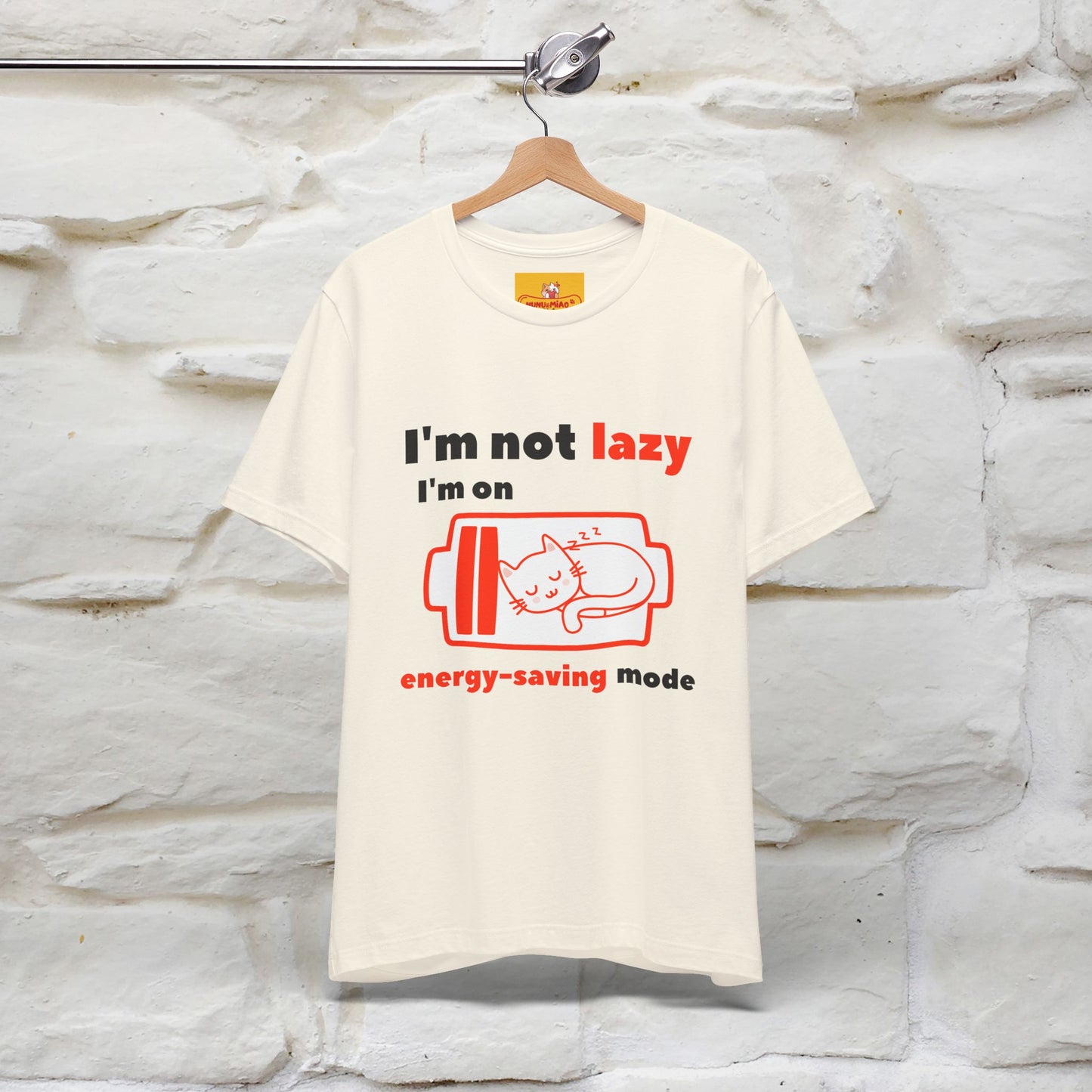 ''I am Not Lazy...'' Cat T-Shirt | Nunu&Miao Studio
