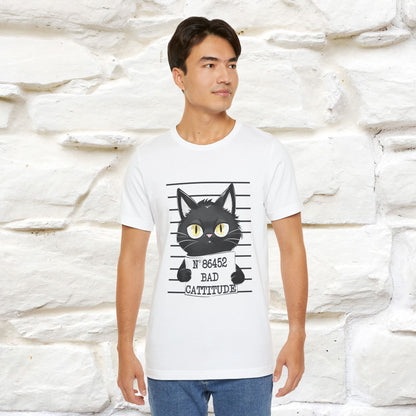 "Bad Cattitude" T-Shirt for Men & Women | 100% Cotton*