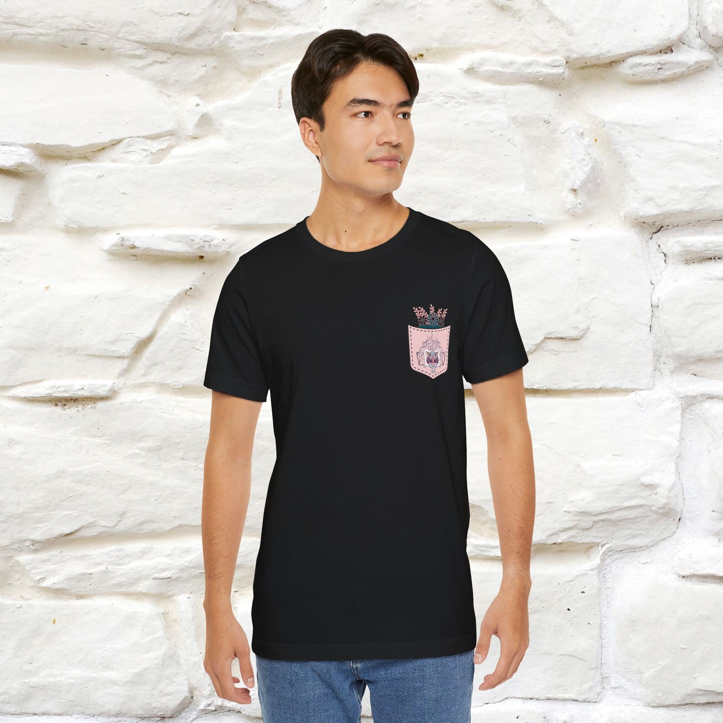 ''Air Fire Cat'' | Cat T-Shirt Front and Back Design | Nunu&Miao Studio