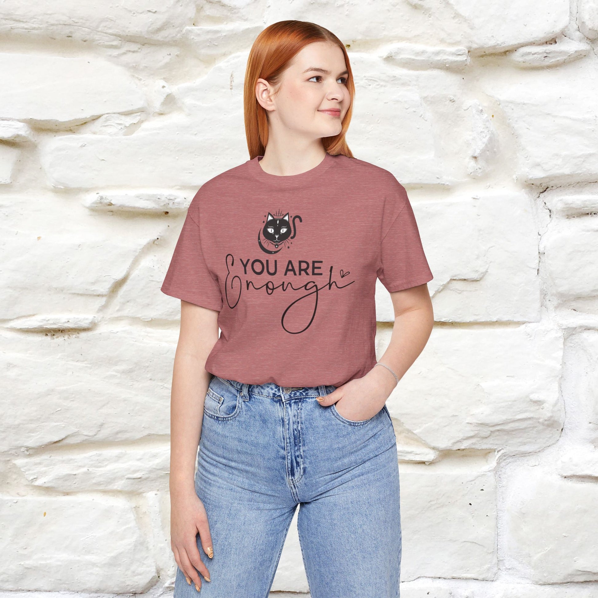 ''You Are Enough'' T-shirt for Women 100% Cotton* - Nunu&Miao Studio