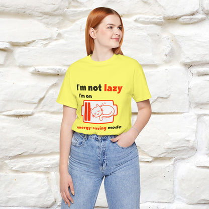 ''I am Not Lazy...'' Cat T-Shirt | Nunu&Miao Studio