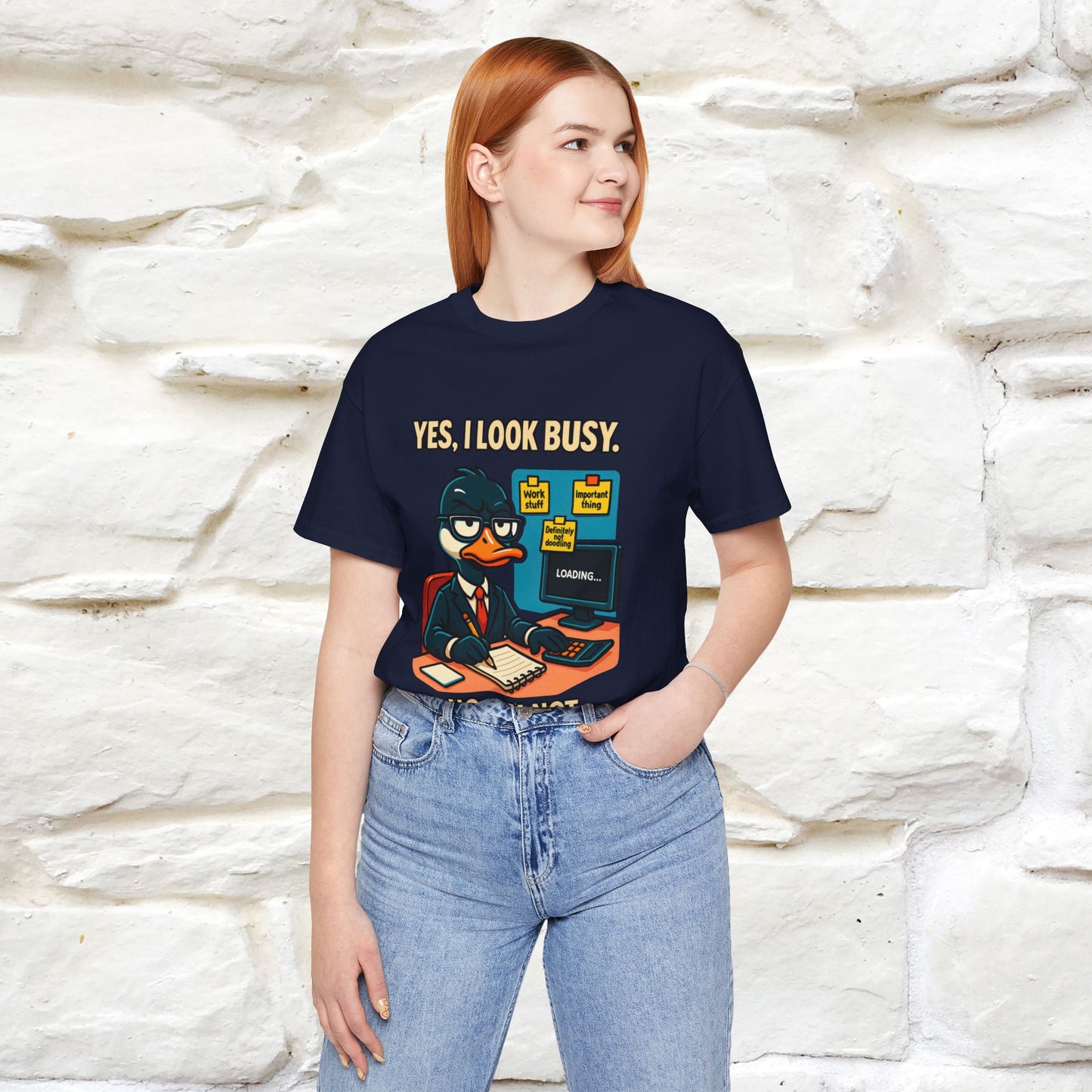 ''Yes, I Look Busy. No I'm Not.''|  Sarcastic Cat T-Shirt | Nunu&Miao Studio