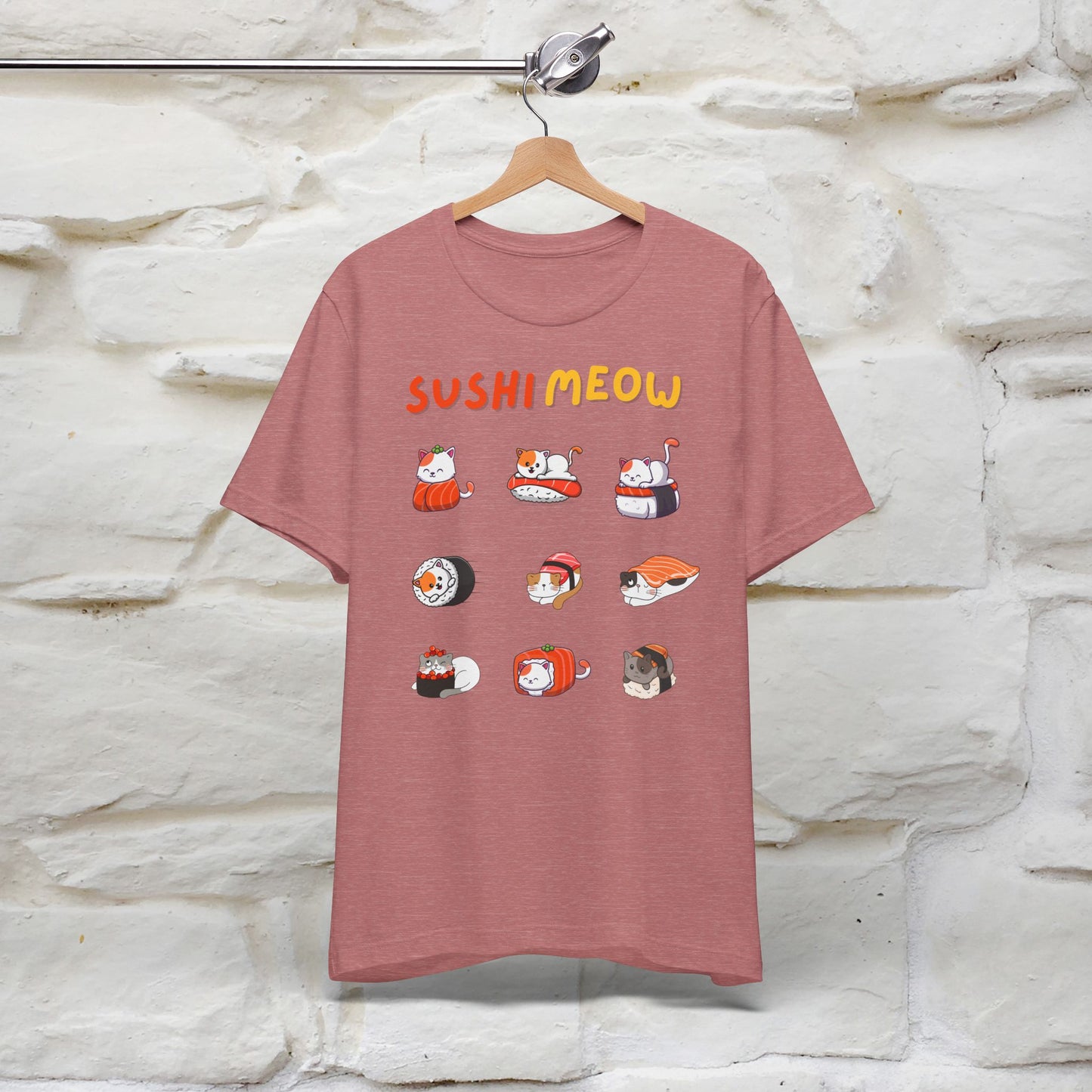 "Sushi Meow" Cat T-shirt for Men & Women | 100% Cotton*