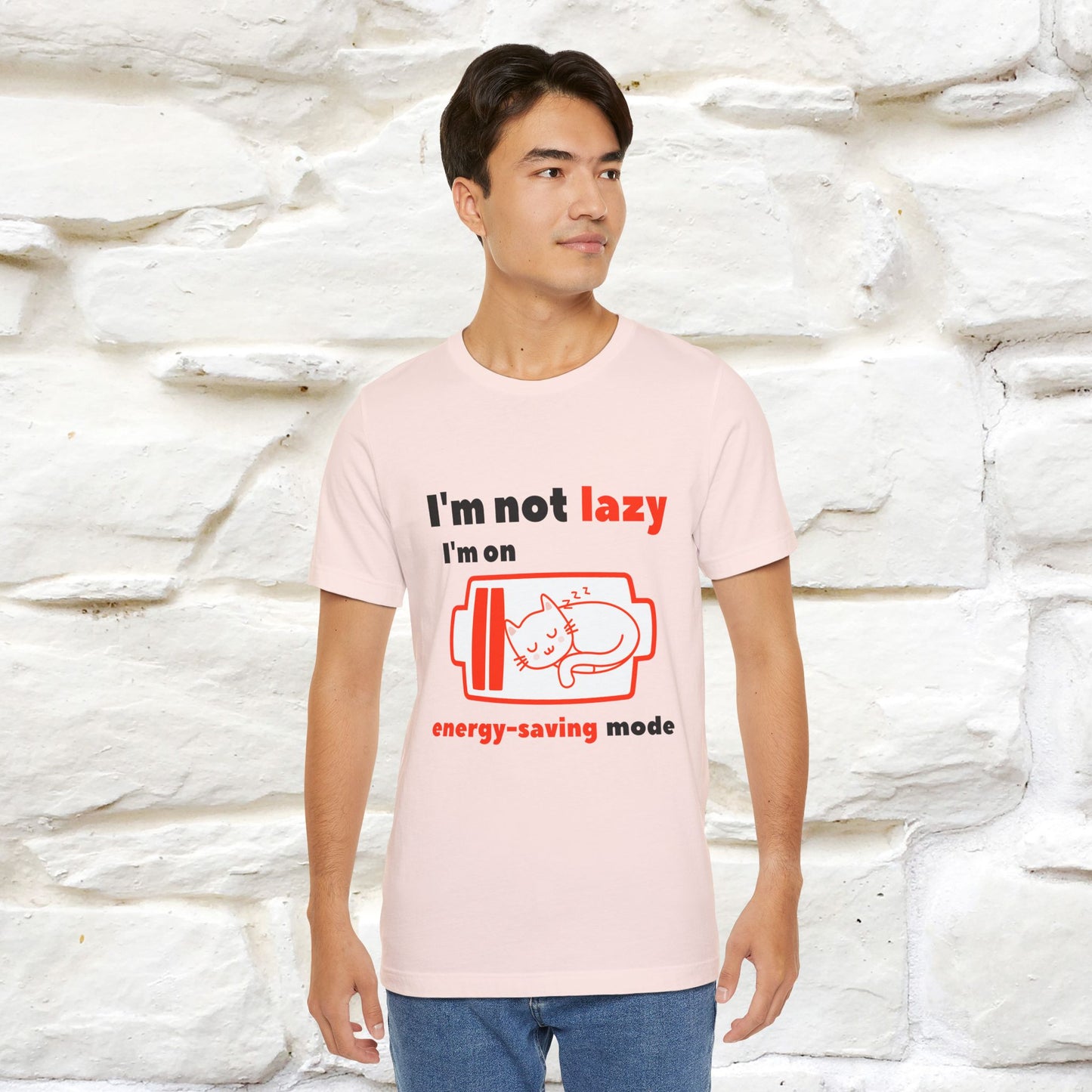 ''I am Not Lazy...'' Cat T-Shirt | Nunu&Miao Studio