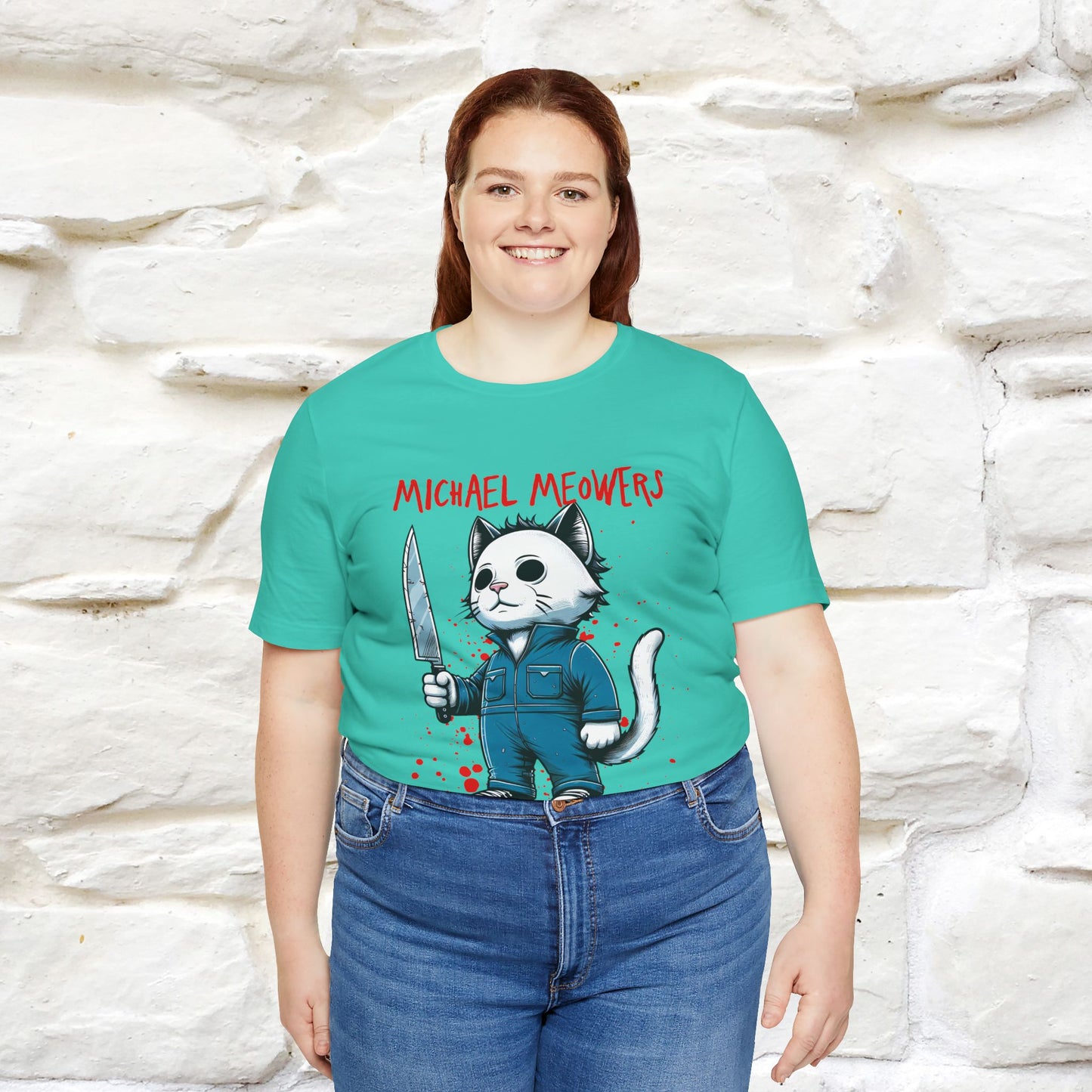 ''Michael Meowers'' Cat T-Shirt |  | Nunu&Miao Studio