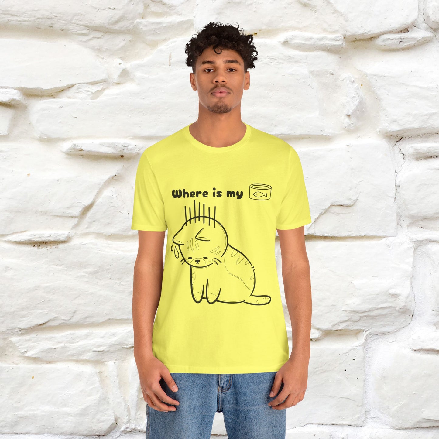 "Where Is My Tuna?" Cat T-Shirt | Nunu&Miao Studio