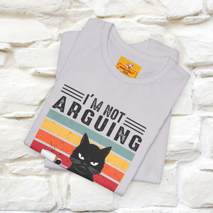 Non sto discutendo, sto spiegando perché ho ragione T-shirt con gatto per uomo e donna | 100% cotone* Maglietta divertente