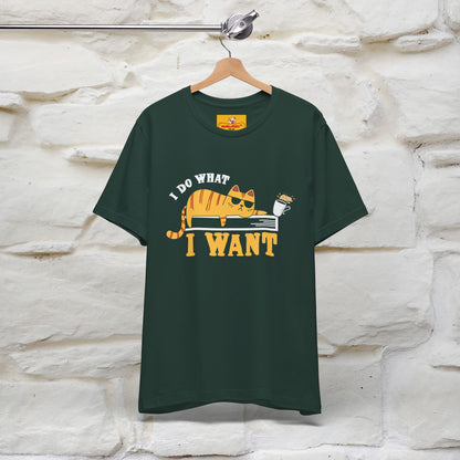 "I Do What I Want" Cat T-Shirt | Nunu & Miao Studio