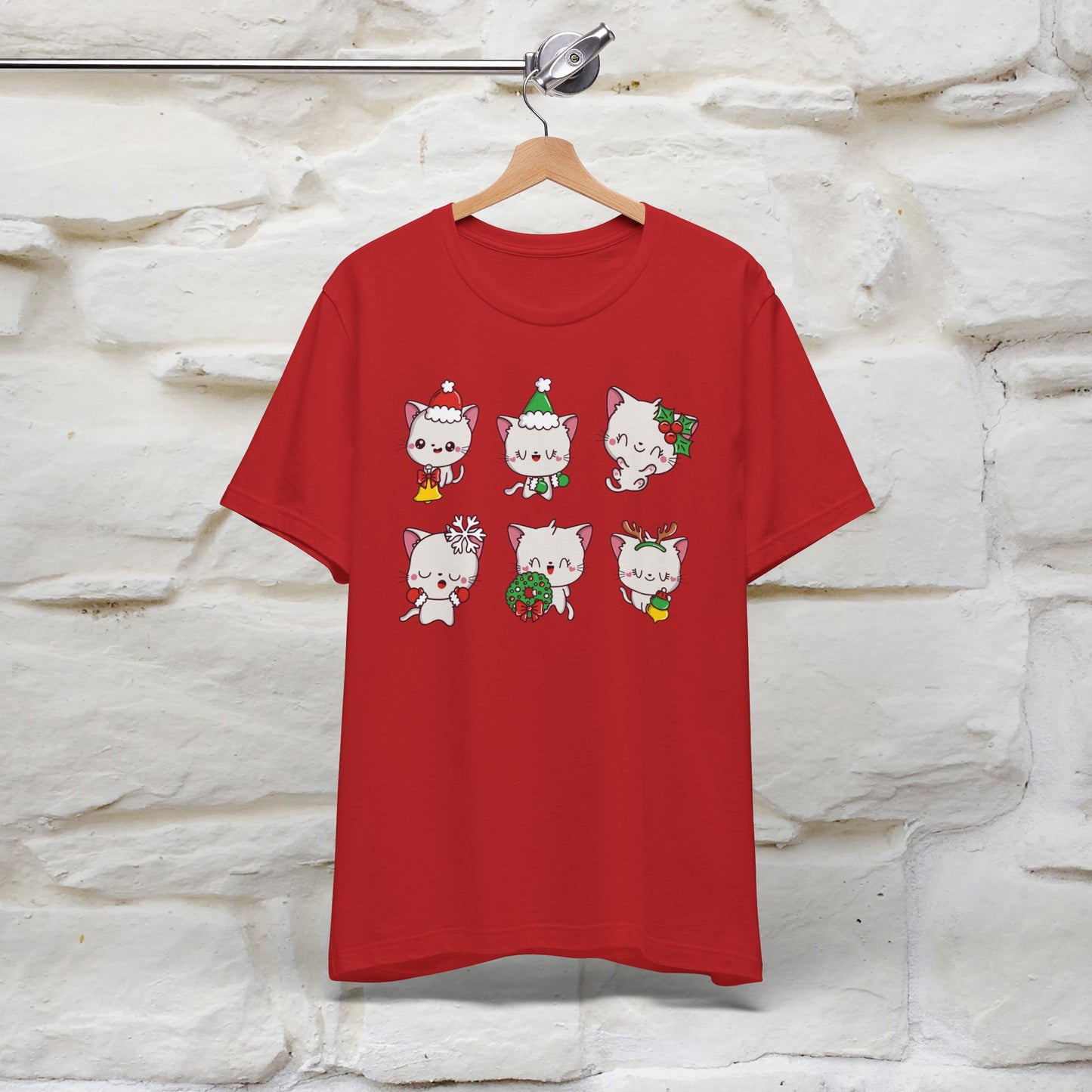 Christmas Cats T-Shirt | Festive Cat T-Shirt for Men & Women | 100% Cotton*