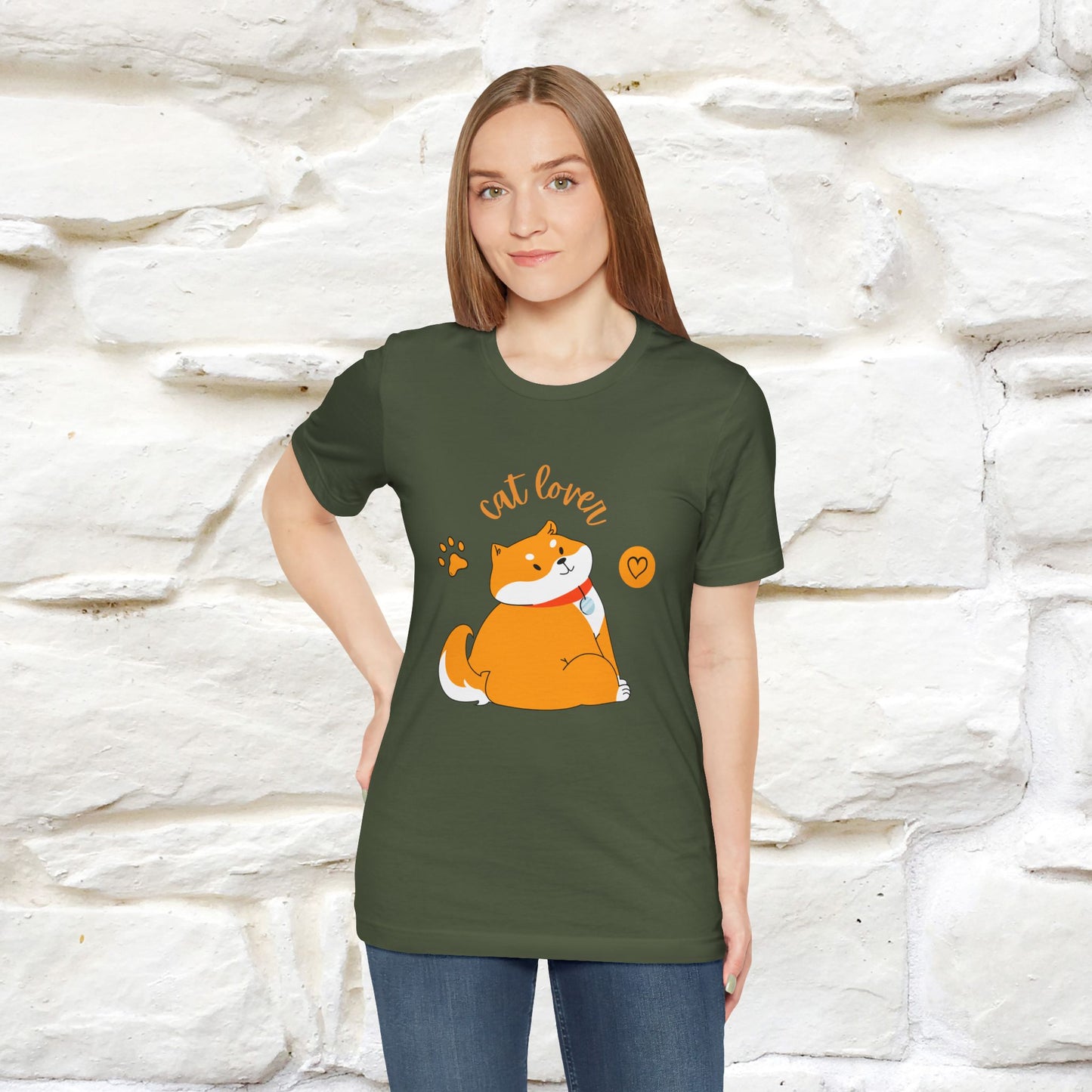 "Cat Lover" T-Shirt for Men & Women | 100% Cotton* | Purrfect Gift for Cat Enthusiasts