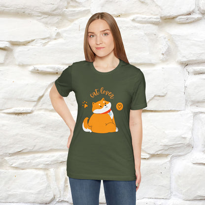 "Cat Lover" T-Shirt for Men & Women | 100% Cotton* | Purrfect Gift for Cat Enthusiasts