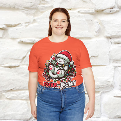 “Purr-Fectly Naughty” | Cat T-Shirt | Nunu&Miao Studio