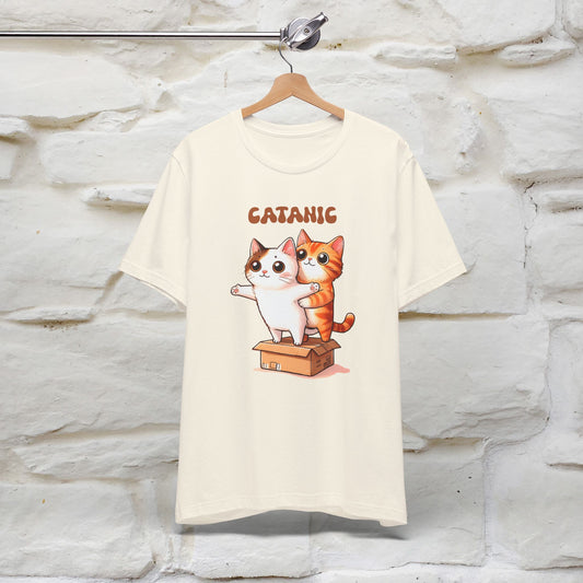 "Catanic" Cat T-Shirt for Men & Women | 100% Cotton* | Funny Tee