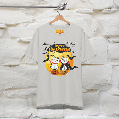 "Happy Halloween Cat Couple " Cat  T-shirt |Nunu&Miao Studio