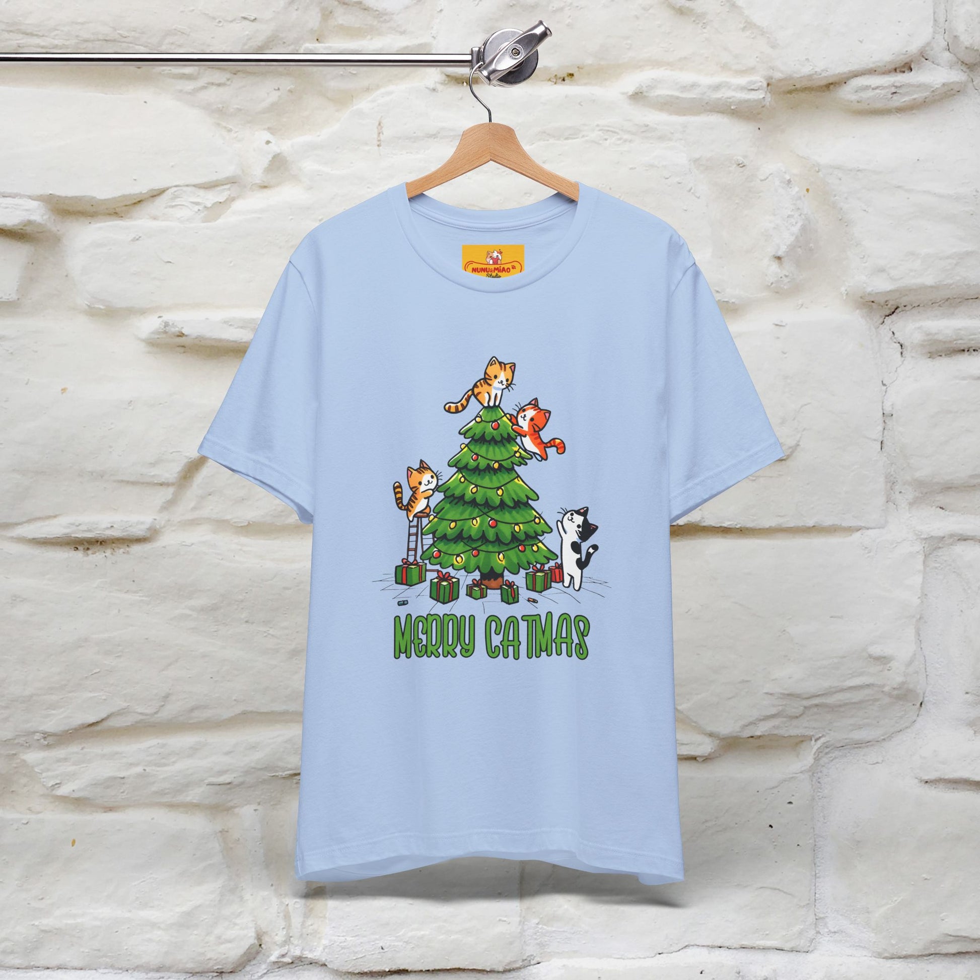 ''Merry Catmas'' | Cattitude Christmas Tee| Nunu&Miao Studio - Nunu&Miao Studio