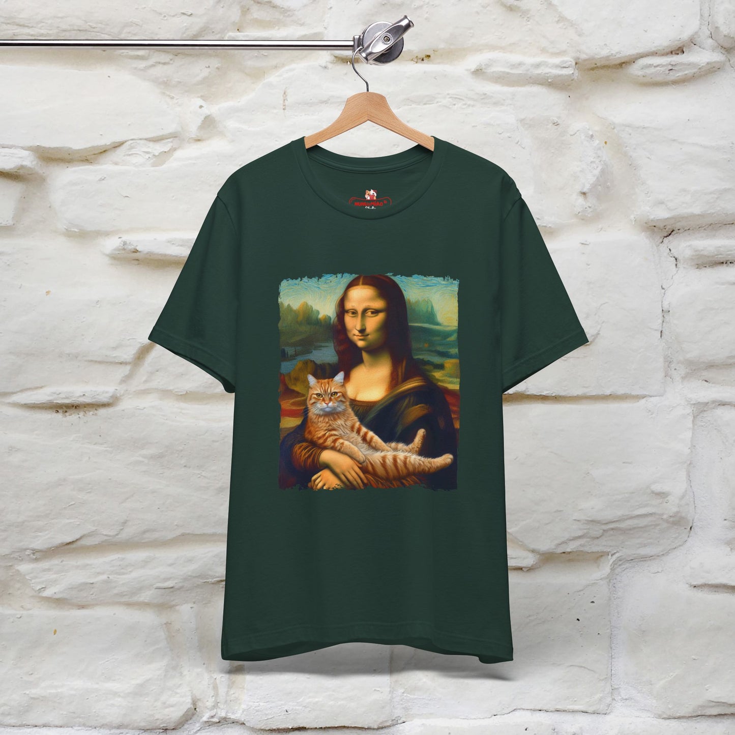 Mona Lisa’s Cat T-Shirt | Classic Art-Inspired Cat Tee for Men & Women | 100% Cotton*