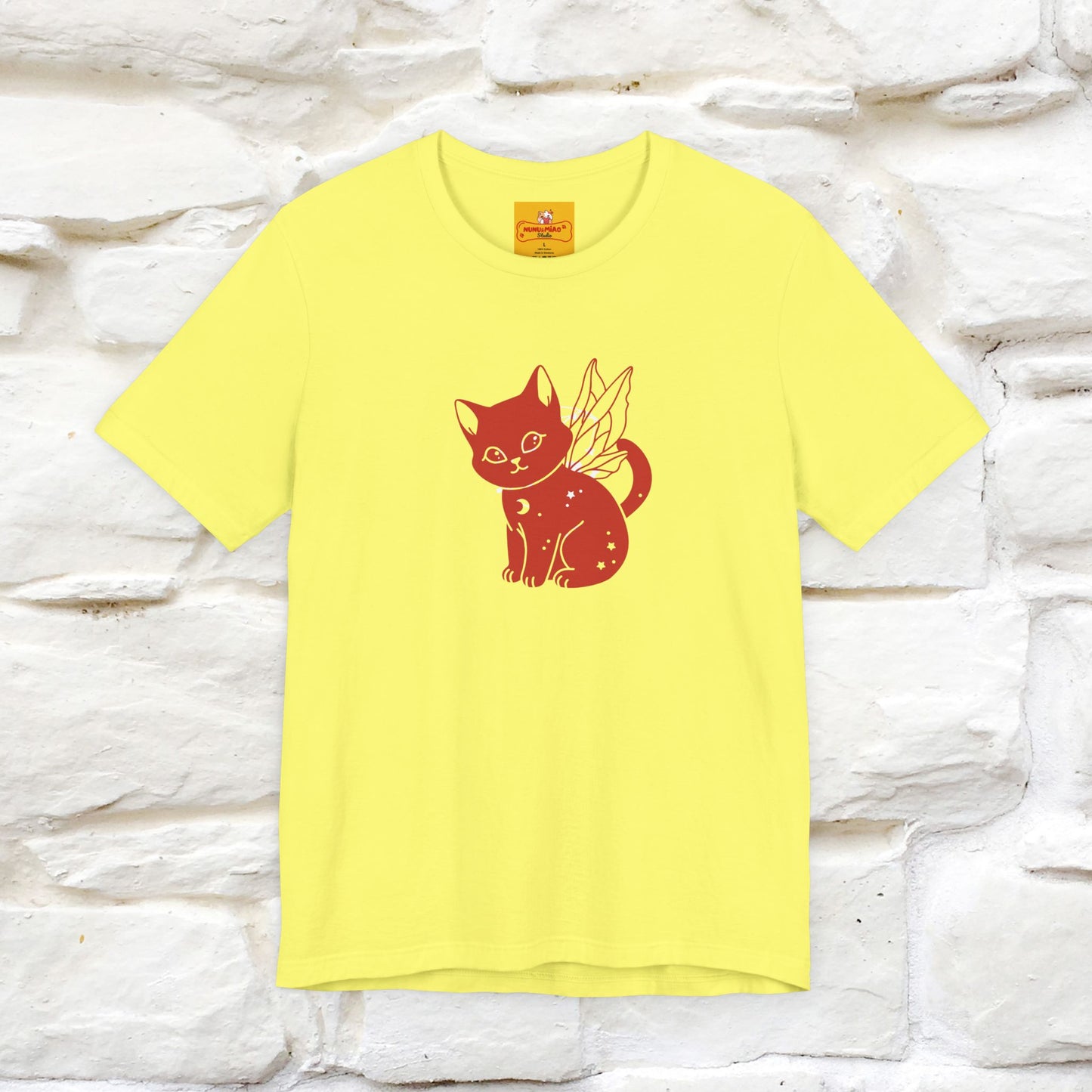 "Espoir Speranza Hope'' Cat T-Shirt Front and Back Design | Nunu&Miao Studio