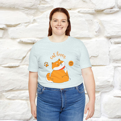 "Cat Lover" T-Shirt for Men & Women | 100% Cotton | Purrfect Gift for Cat Enthusiasts