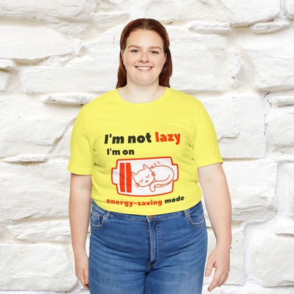 ''I am Not Lazy...'' Cat T-Shirt | Nunu&Miao Studio