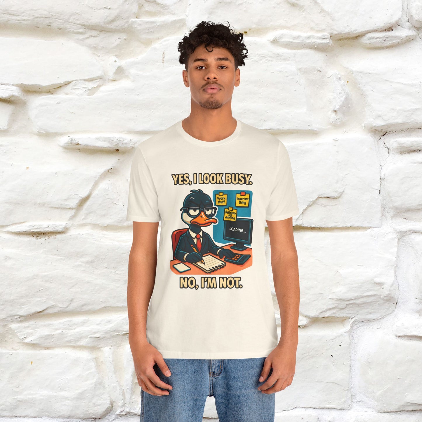 ''Yes, I Look Busy. No I'm Not.''|  Sarcastic Cat T-Shirt | Nunu&Miao Studio