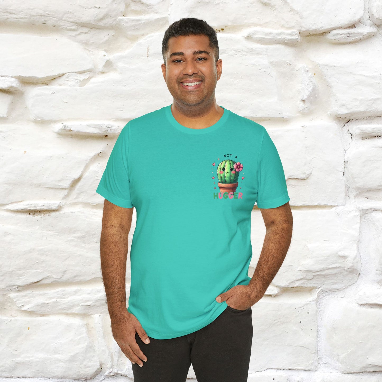 "Not A Hugger" |Funny T-Shirt | Front & Back Design|Nunu&Miao Studio