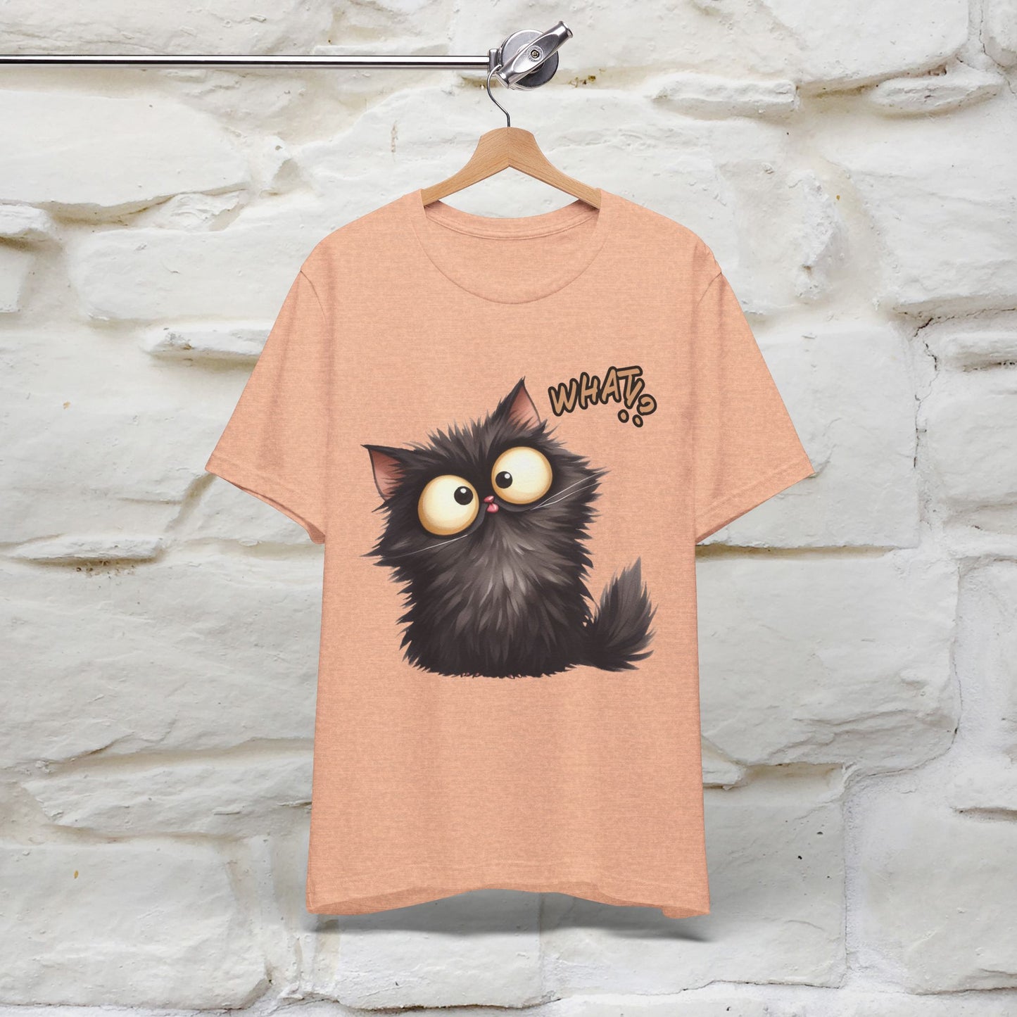 What? Cat T-Shirt for Men & Women | 100% Cotton* Funny & Stylish Tee