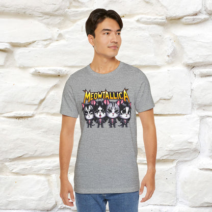 Meowtallica T-Shirt | Rock-Inspired Cat Tee for Men & Women | 100% Cotton*