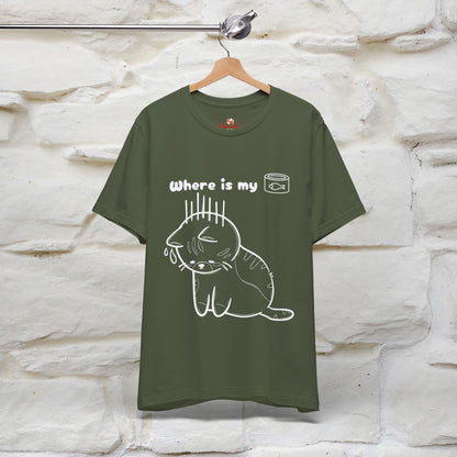 "Where Is My Tuna?" Funny Cat T-Shirt for Men & Women | 100% Cotton* 🐾