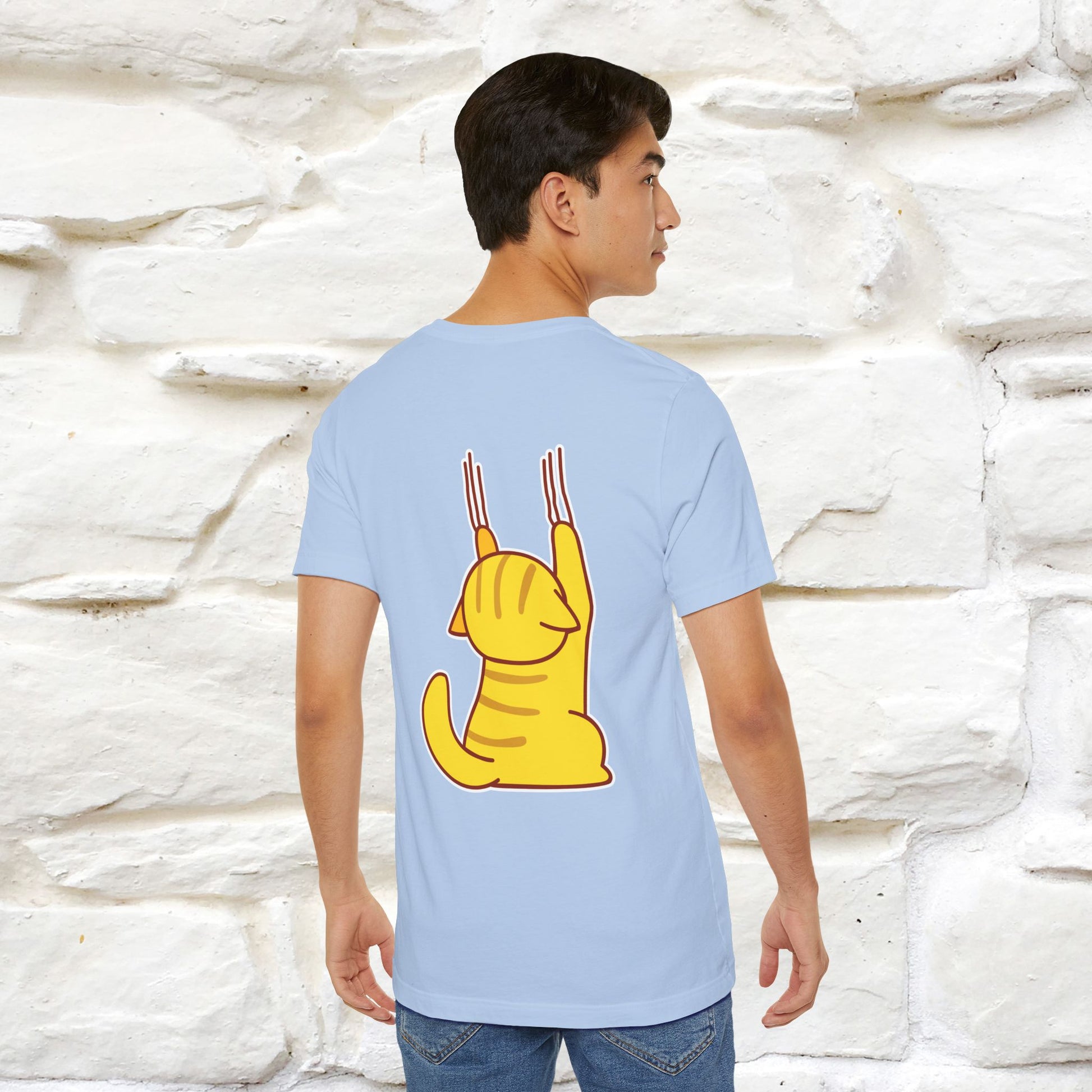 "It's Meawday" Cat T-shirt | Front & Back Design | Nunu&Miao Studio - Nunu&Miao Studio
