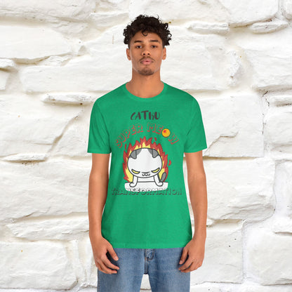 Catku Super Meow Transformation T-Shirt for Men & Women | 100% Cotton* Anime-Inspired Cat Tee