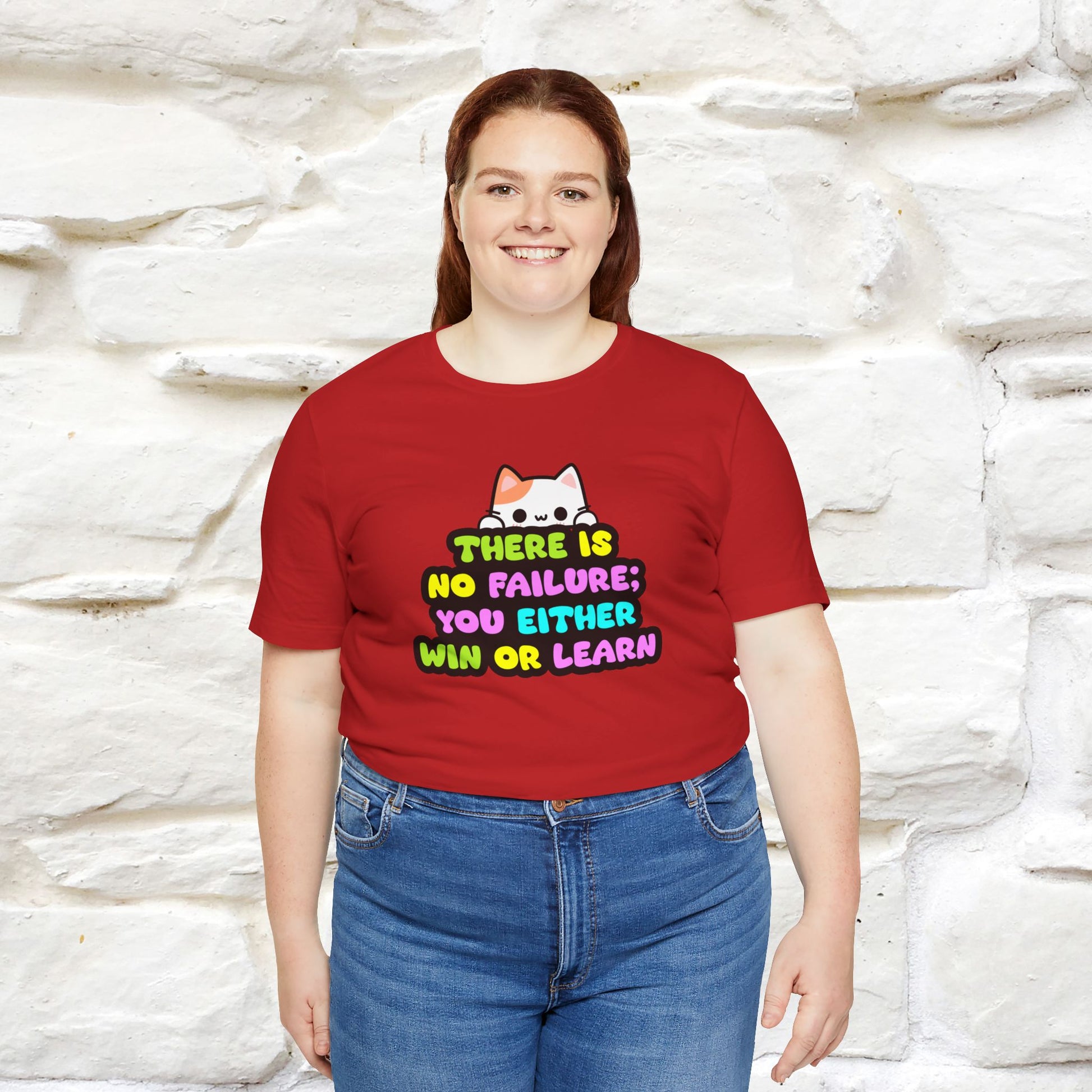 "There Is No Failure: You Either Win Or Learn" T-Shirt  | Nunu&Miao Studio - Nunu&Miao Studio